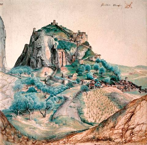 Альбрехт Дюрер. Вид на Арко, 1495